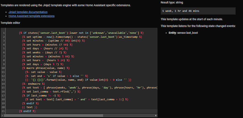 How to show DateTime as 'xx minutes ago' Configuration Home