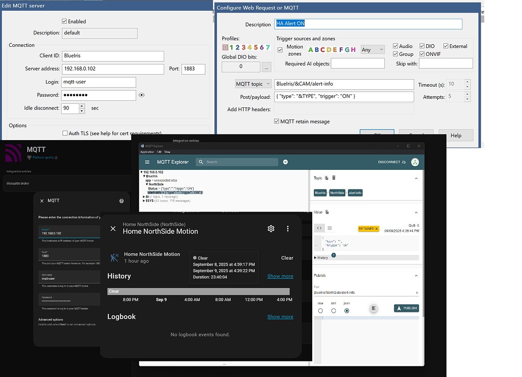 BlueIris mqtt alerts in Home assistant not working - Configuration ...