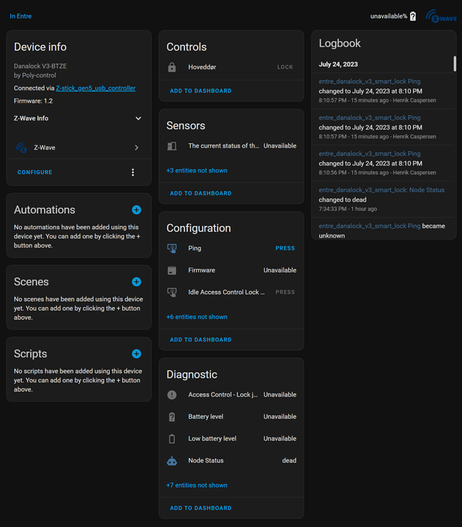 Zwave not working after update? zwave Home Assistant Community