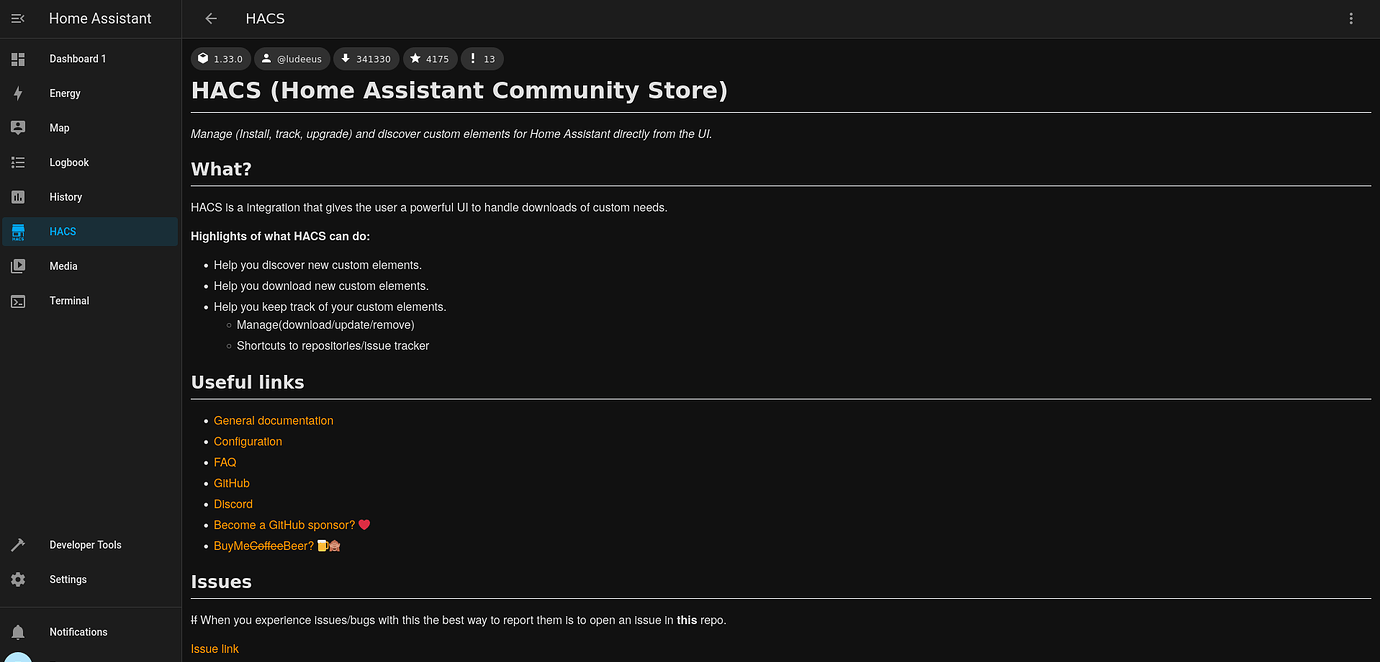 Is this what I'm supposed to get when I open HACS? - Third party ...