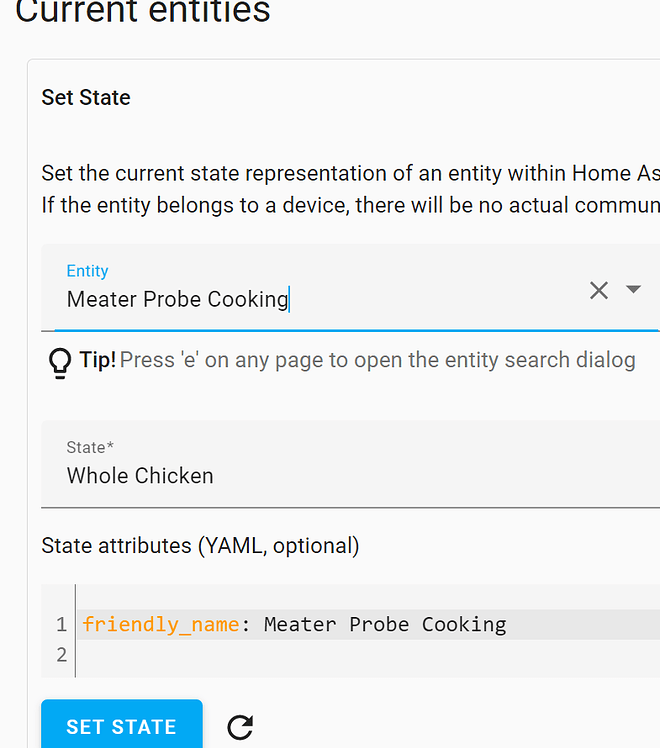 "Meater Integration API" help making an automation better