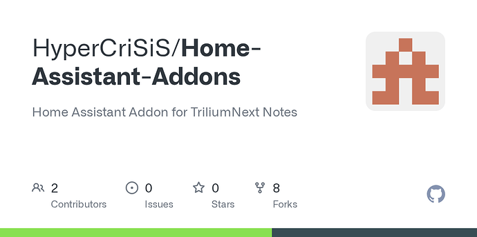 TriliumNext Notes Addon - Share your Projects! - Home Assistant Community