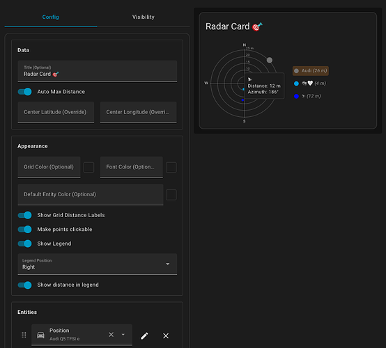 Radar Card Screenshot