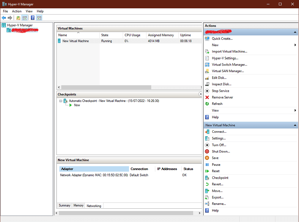 Hypervinstall no ip? Installation Home Assistant Community