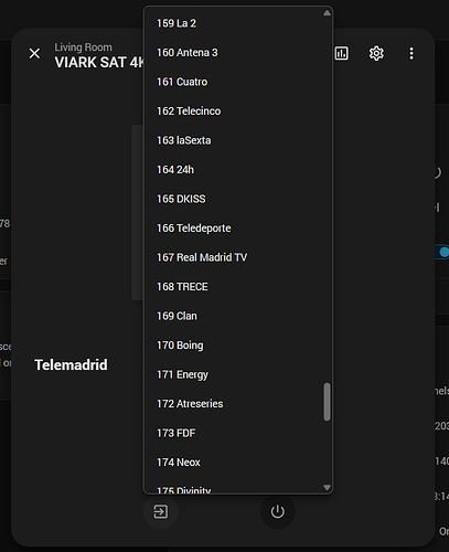 source dropdown