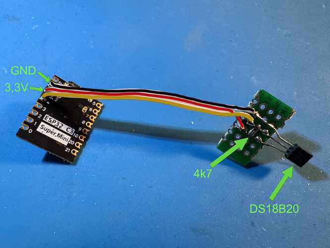 Electronics of the Temperature Sensor