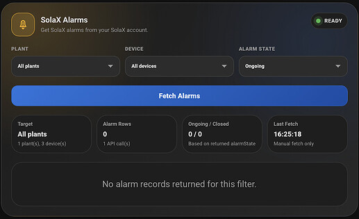 Alarms