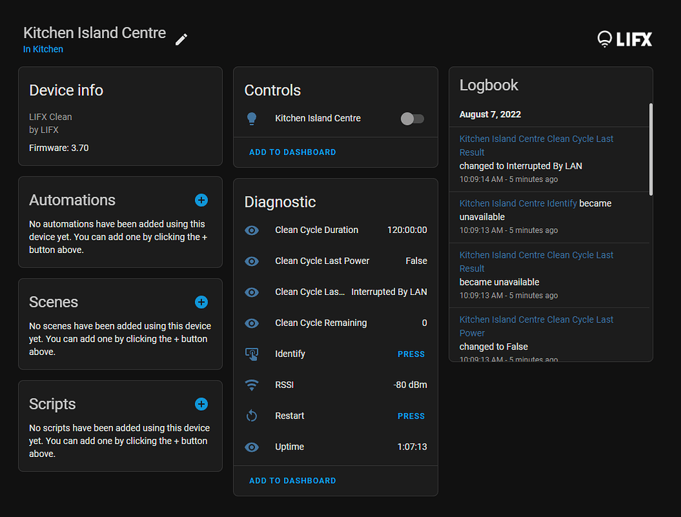Lifx Clean Feature Requests Home Assistant Community