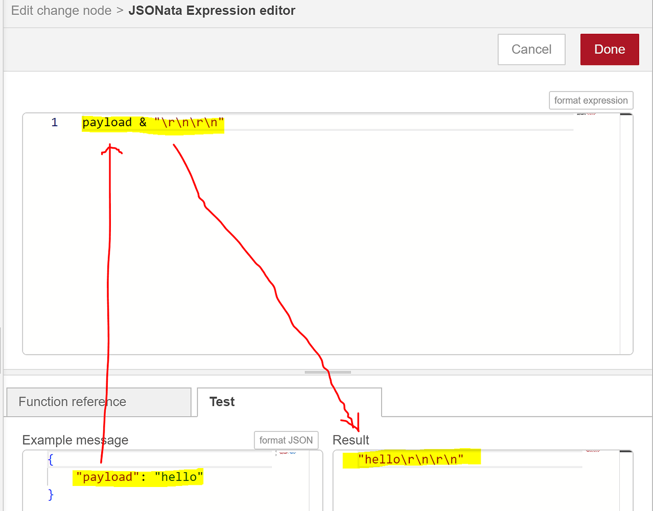 Getting New Lines To Display In Messages From Call Service Node (For ...