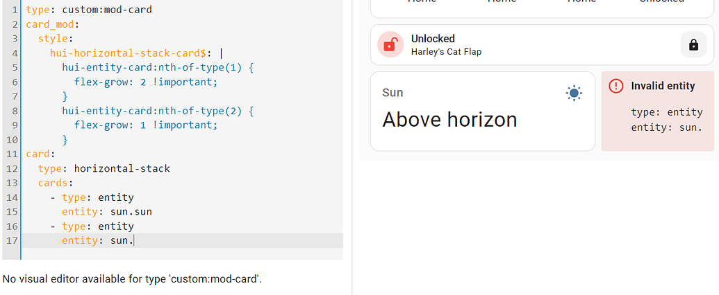 [Solved] 2/3rds tile+button layout - Frontend - Home Assistant Community