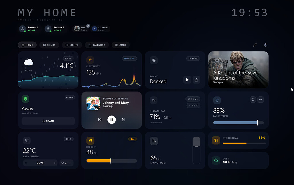 [WIP] Tunet - a modern Dashboard for Home assistant - Dashboards ...