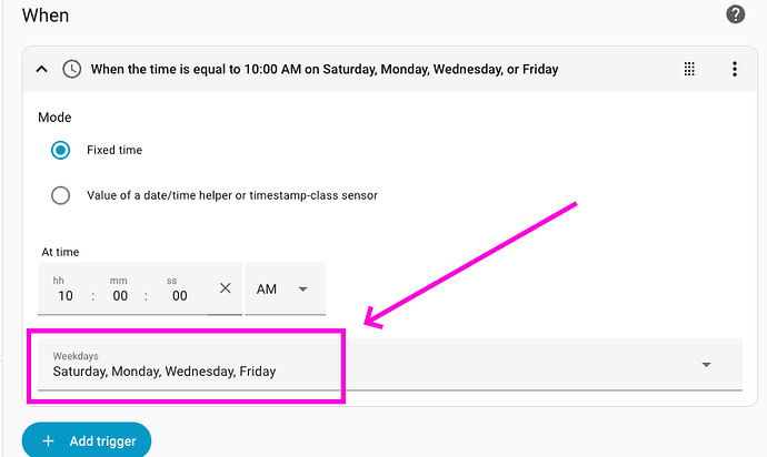 time-trigger-weekday