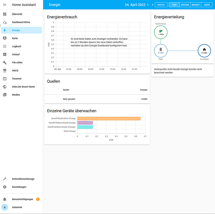 Energy Meter not working Configuration Home Assistant Community