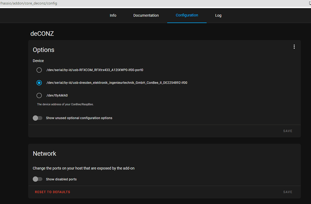 Conbee II integration groups Home Assistant Community