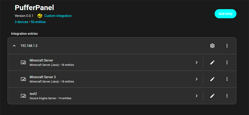 Pufferpanel game server manager integration - Custom Integrations ...