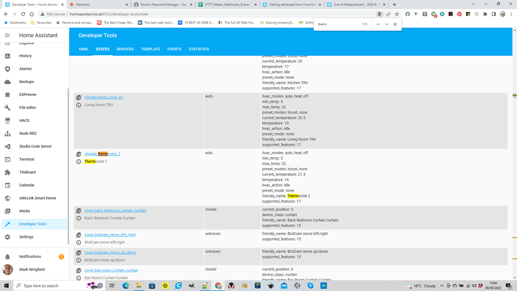 Hive thermostat attributes Configuration Home Assistant Community