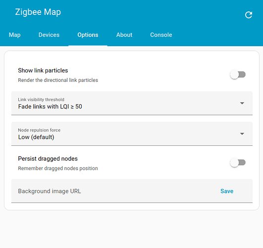 Link visibility threshold option