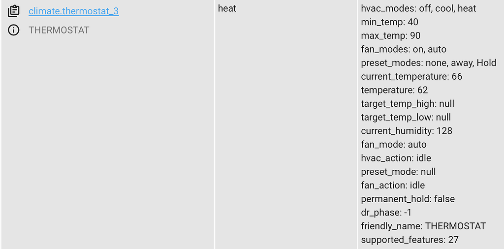 Exposing thermostat attributes via templates Frontend Home