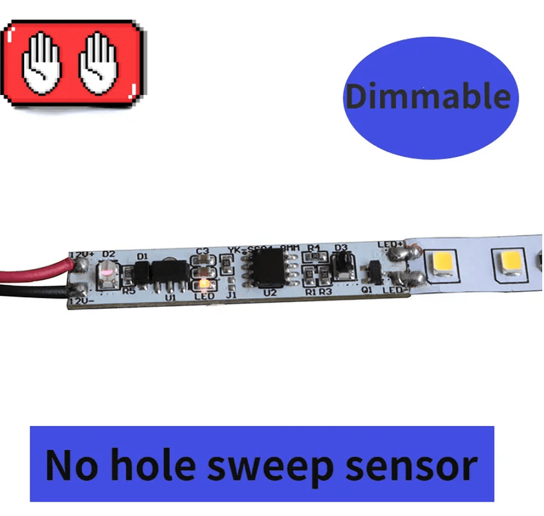 Wemos D1 Mini + Led (white only) + Physical switch for fallback