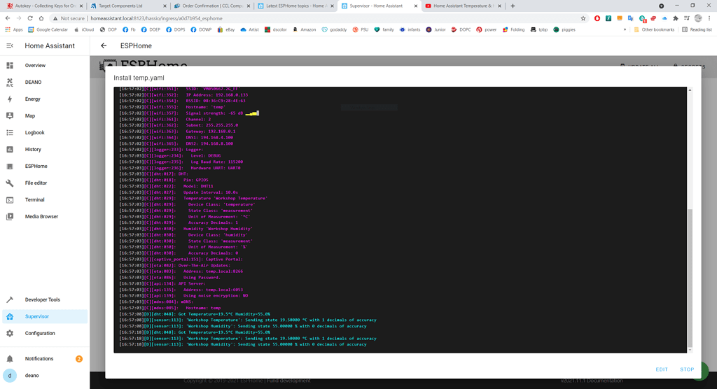 Esphome dht11 noob problem esp8266 - ESPHome - Home Assistant Community