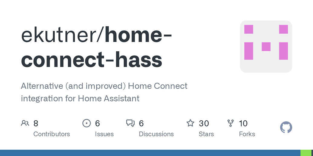 Alternative to the built in home connect integration Third party
