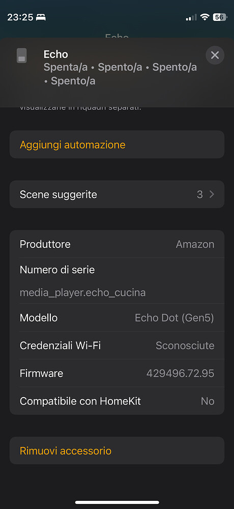 Picture of Integration Echo Dot with Apple Homekit - Configuration - Home ...