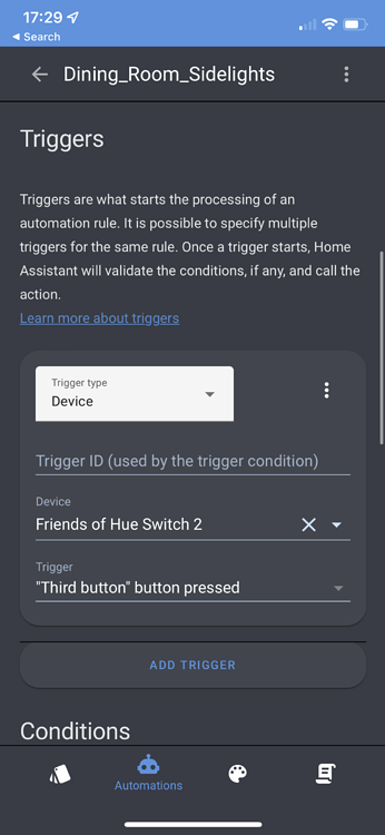 Automation to use a switch to cycle through input select ...