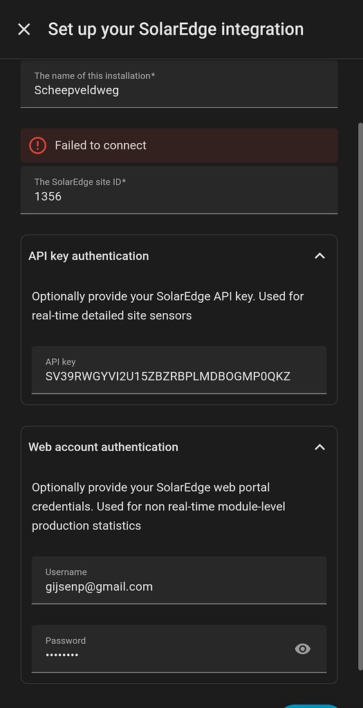 Solaredge Gateway Api Can’t get SolarEdge API and HA to communicate - Configuration - Home ...
