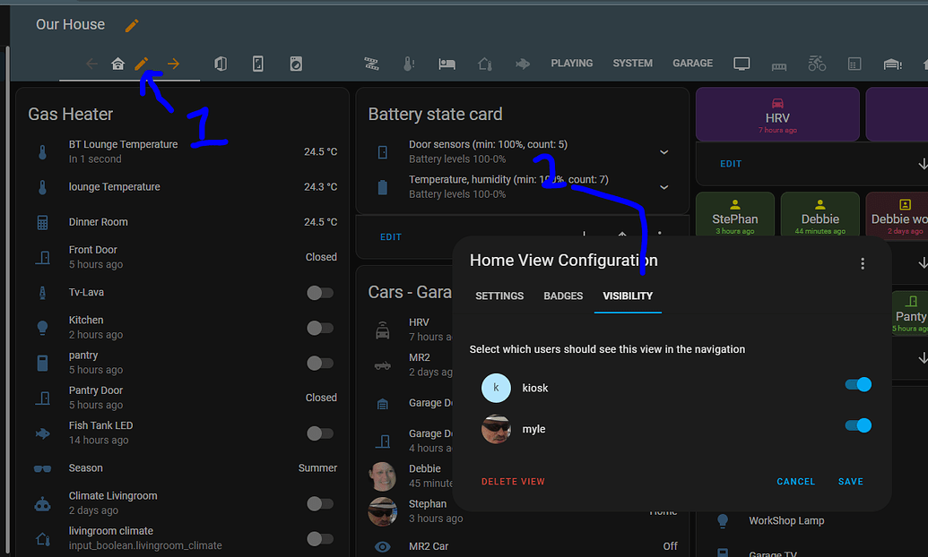 Assign dashboards to users? - Frontend - Home Assistant Community