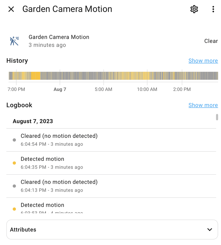 False Motion is getting detected by hikvision integration automation