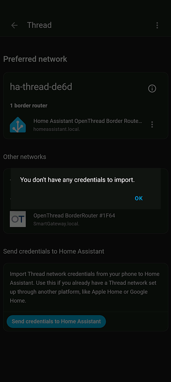 Thread Border Router NOT Available - Matter/Thread - Home Assistant ...