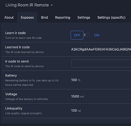 Living Room IR Remote v