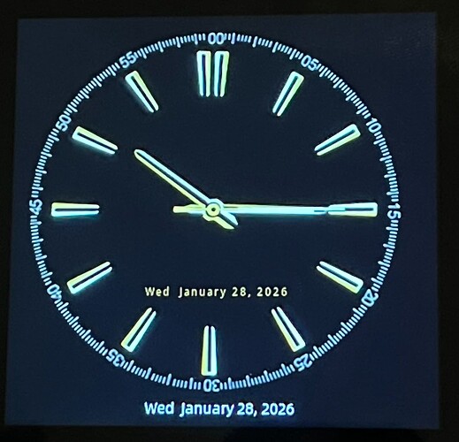 The screensaver (if turned on)