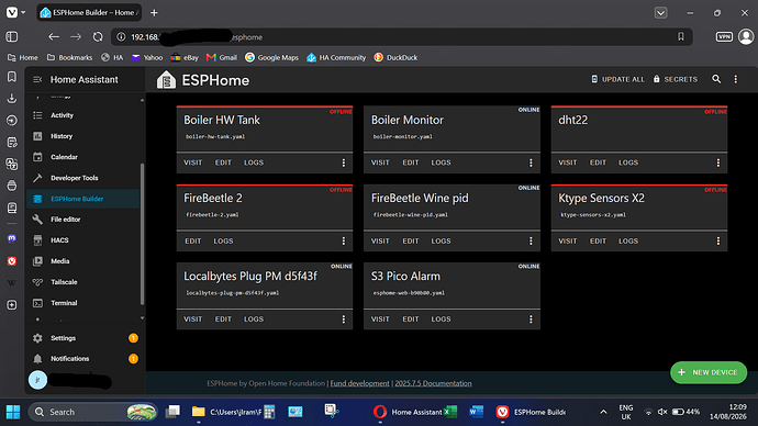 ESPHome builder 1