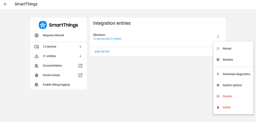 Smartthings Integration Broken (again)? - Configuration - Home ...