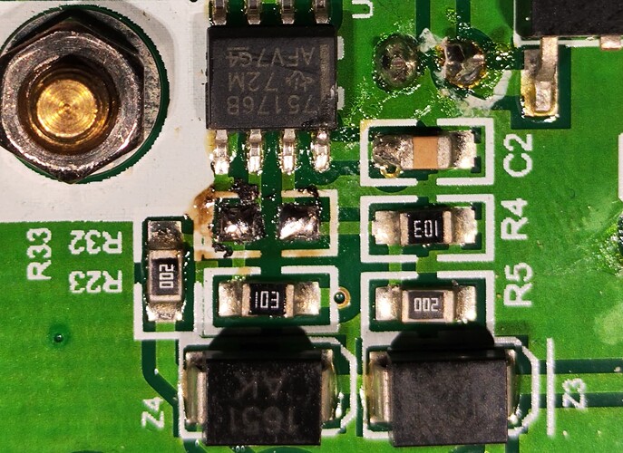 5 PCB without resistor