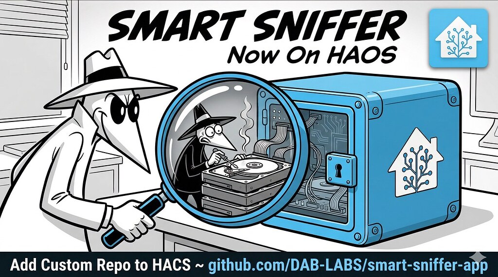 SMART Disk Info from HAOS. Done properly. Real SMART attribute sensors ...