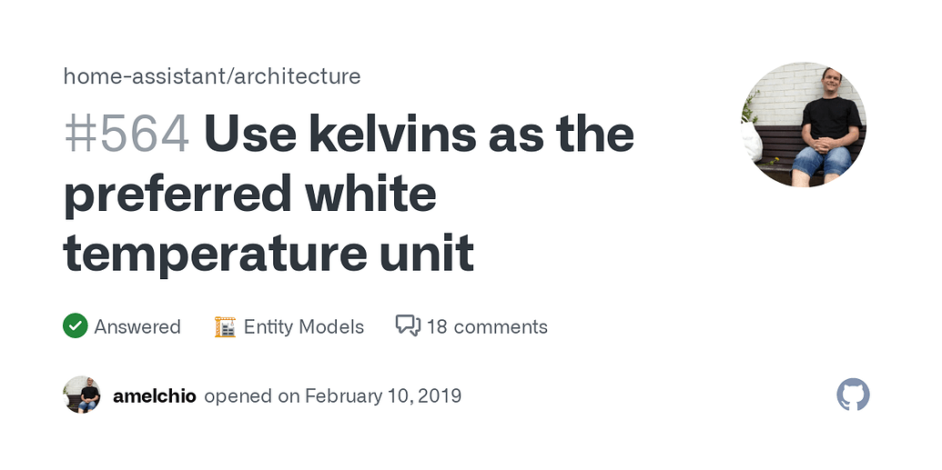 WTH is light temperature not in Kelvin? Month of "What the heck