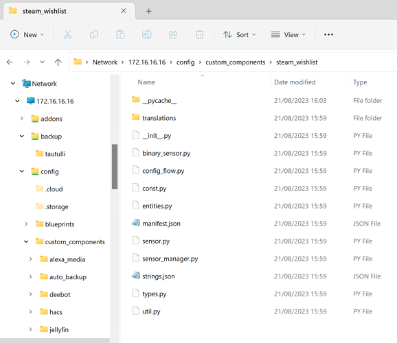 Steam Wishlist Integration - Custom Integrations - Home Assistant Community