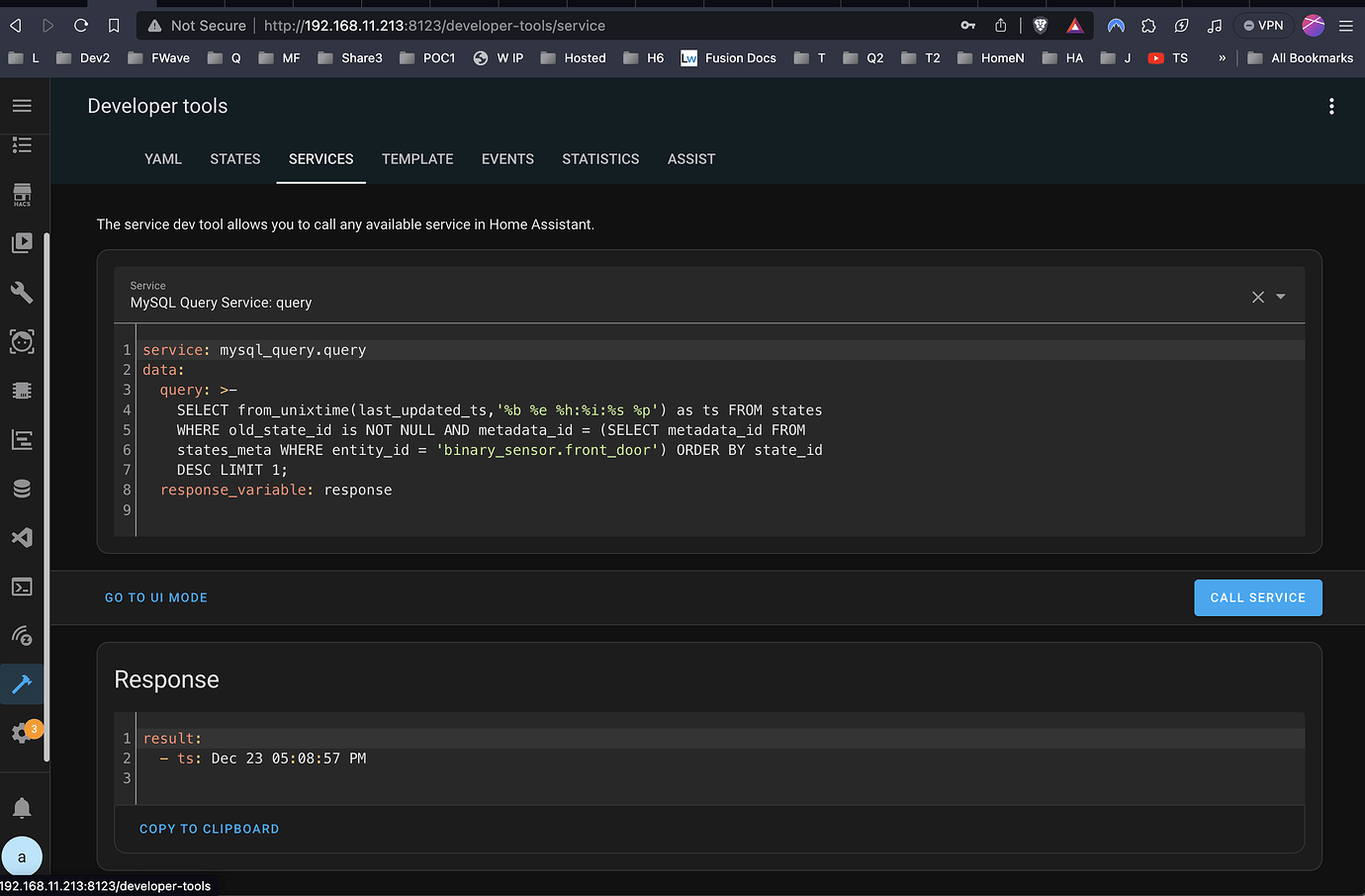 MySQL Command - Share your Projects! - Home Assistant Community