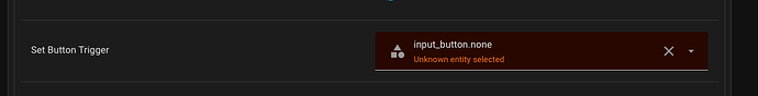 automation ui warns: "Unknown entity selected"