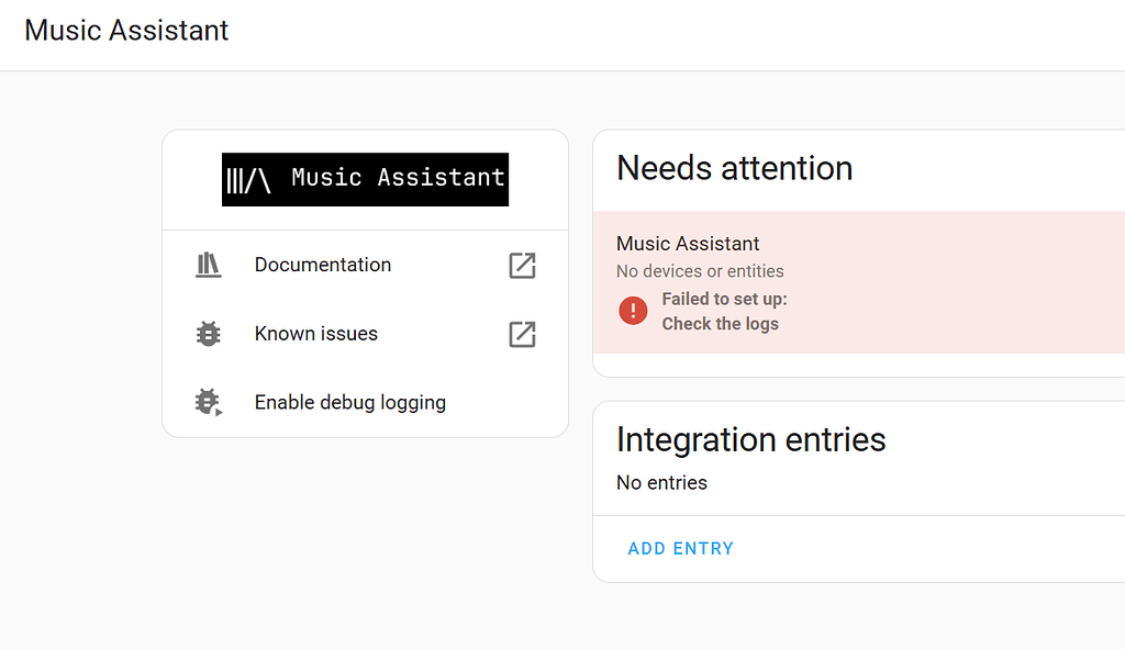 Music Assistant Radio Card Example Music Assistant Add-On Works, but Integration Doesn't - Configuration ...