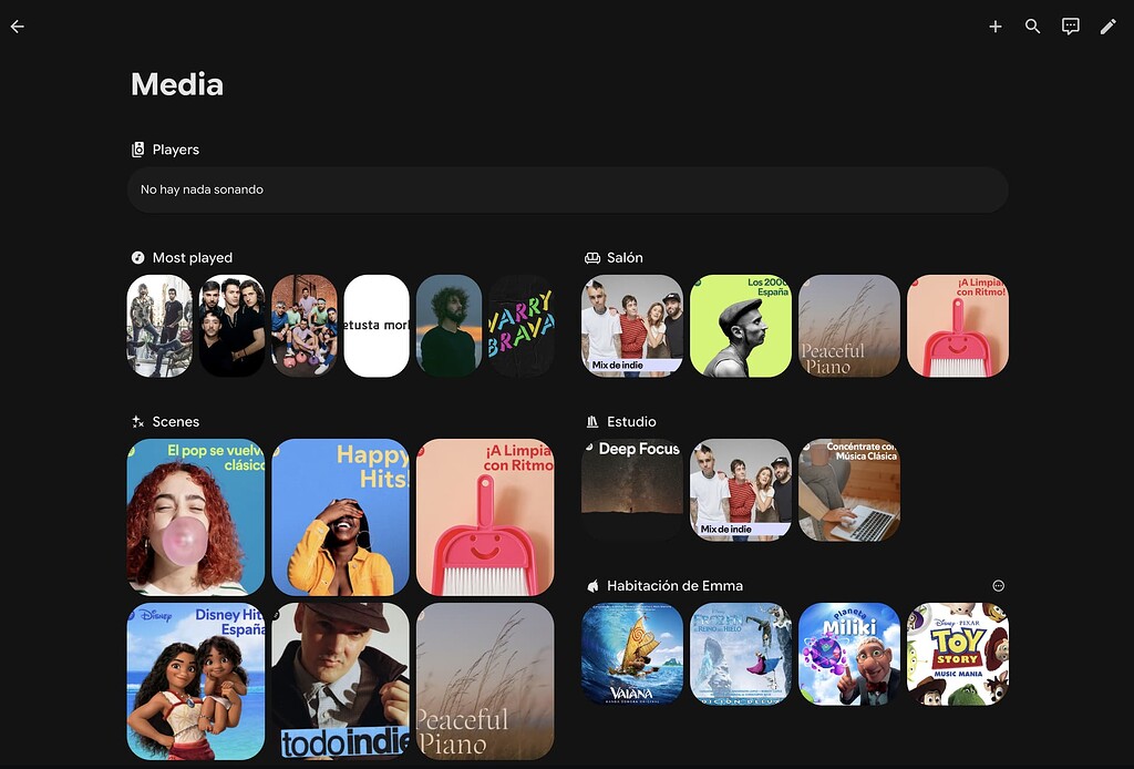 Music Assistant Radio Card Example Mass Coverwall Card β your Music Assistant library as cover art, one ...