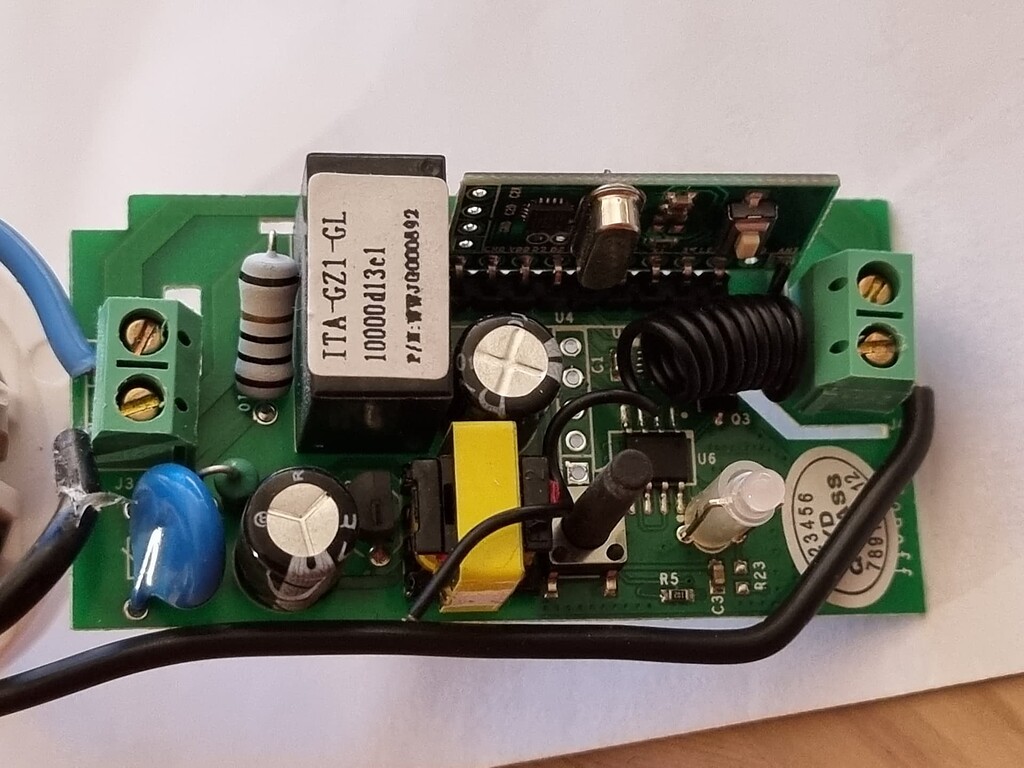Why the Sonoff RF (not RF Bridge) is not able to transmit RAW 433MHz