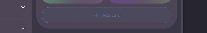 pop-up add card