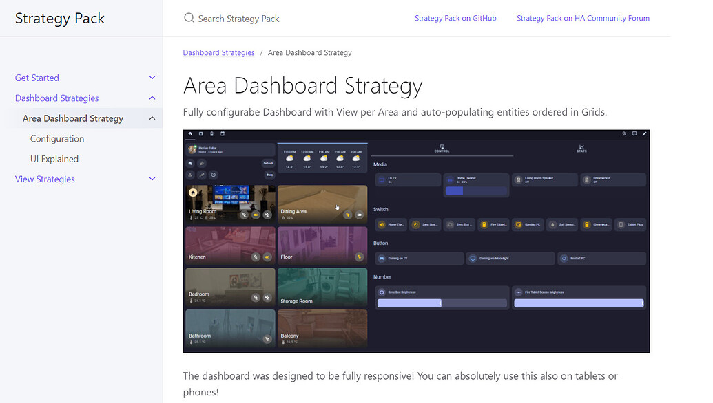 Auto-populating Dashboards with Strategy Pack - Area Dashboard Strategy ...