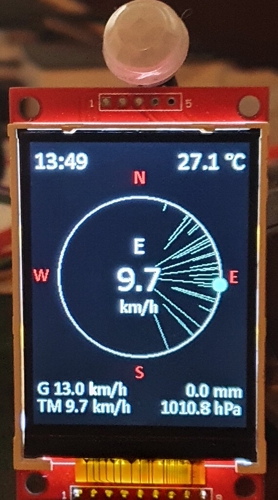 Mini Weather Station Display ESPHome (updated for 3.2" touchscreen
