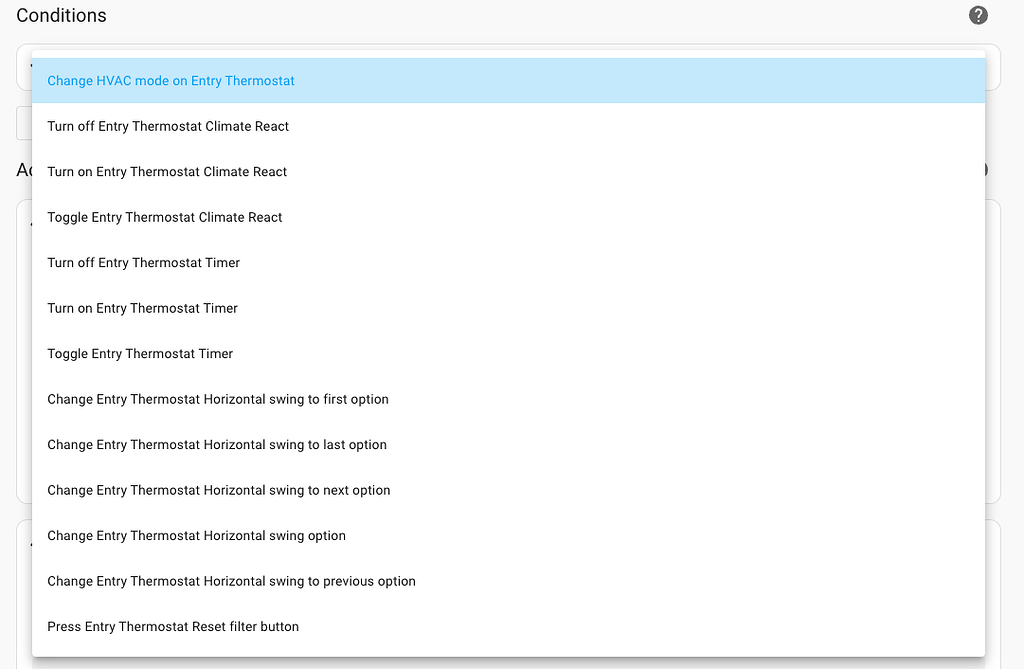How to set target temperature for Sensibo thermostat in automation ...