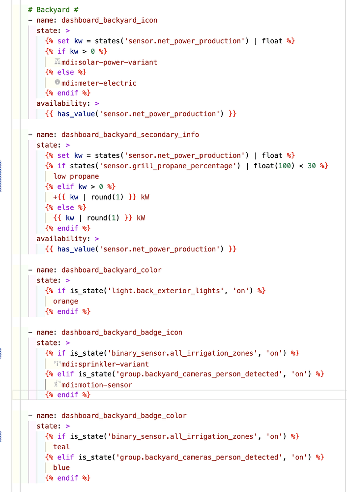 Ability to create a template sensor and define both state and ...