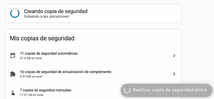 Creando COPIA no termina